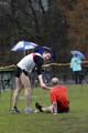 The Ronnie Walker Saltwell 10k Road Race finish.